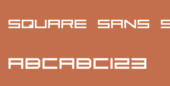 Square Sans Serif 7