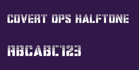 Covert Ops Halftone