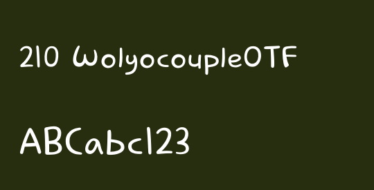 210 WolyocoupleOTF