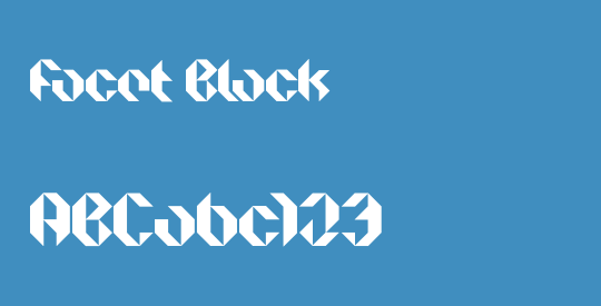 Facet Black