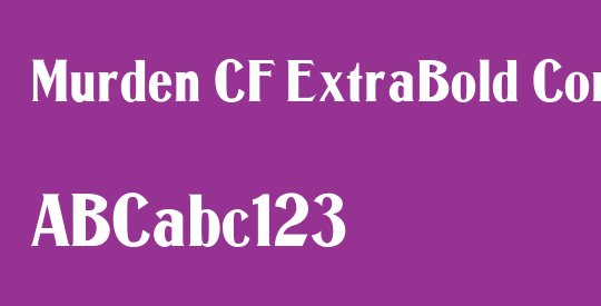 Murden CF ExtraBold Cond