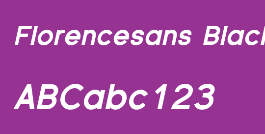 Florencesans Black