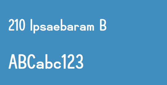 210 Ipsaebaram B