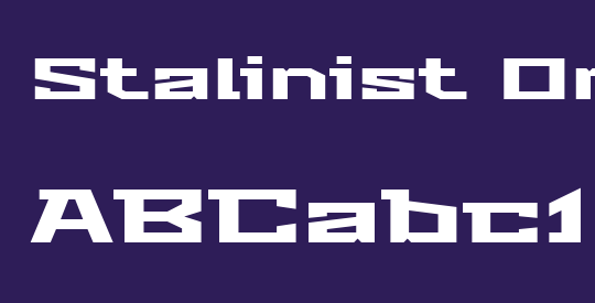 Stalinist One