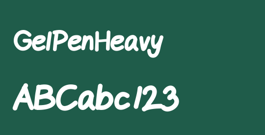 GelPenHeavy