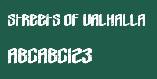 Streets Of Valhalla