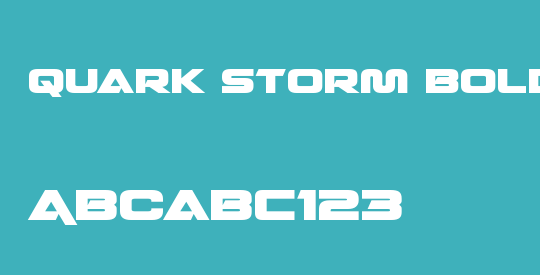Quark Storm Bold