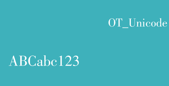 方正蒙文京体OT_Unicode