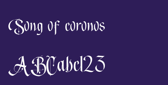 Song of coronos