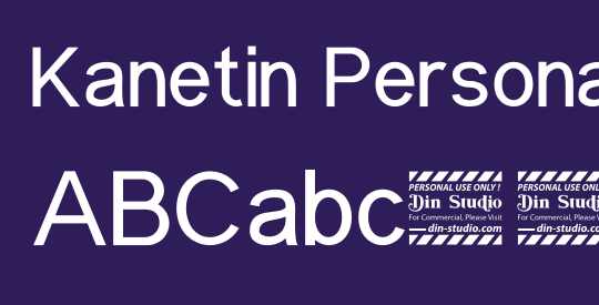 Kanetin Personal Use