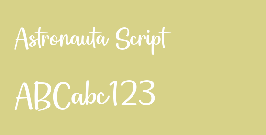 Astronauta Script