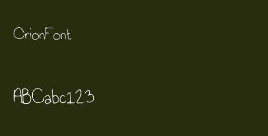 OrionFont