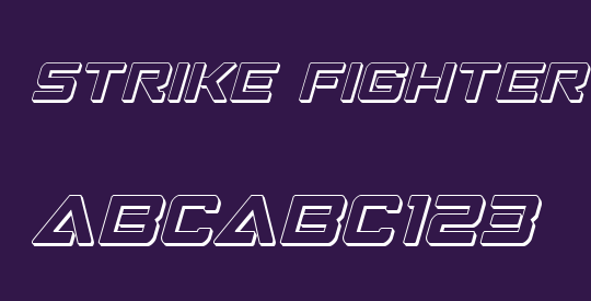 Strike Fighter 3D Italic