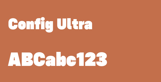 Config Ultra