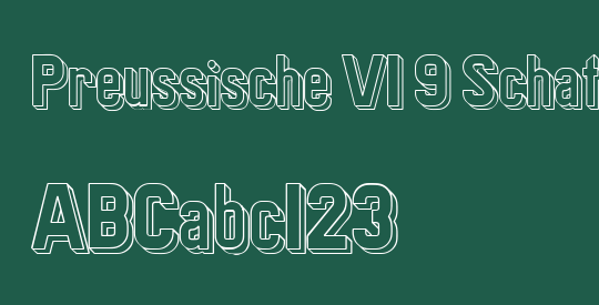 Preussische VI 9 Schatten-Linie