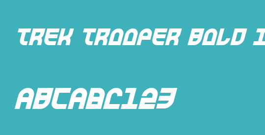 Trek Trooper Bold Italic