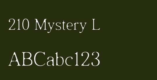 210 Mystery L
