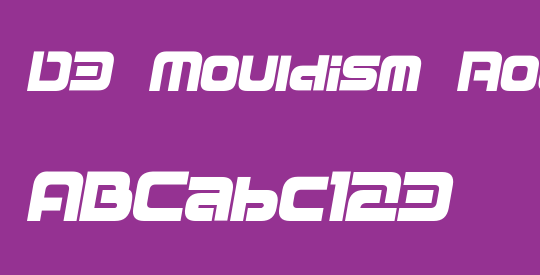 D3 Mouldism Round Italic