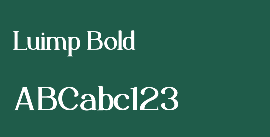 Luimp Bold