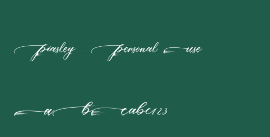 Piasley - Personal Use