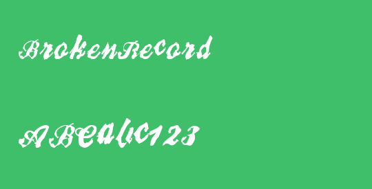 BrokenRecord