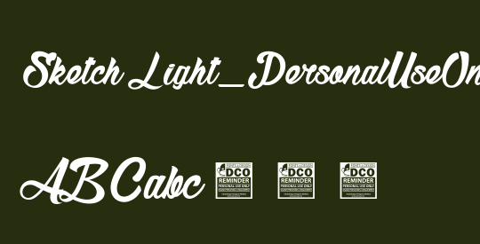 Sketch Light_PersonalUseOnly