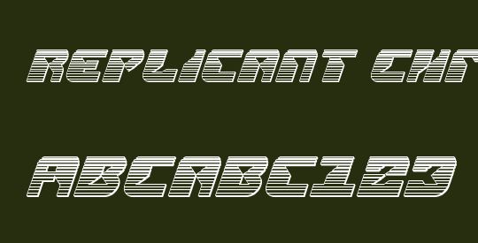 Replicant Chrome Italic