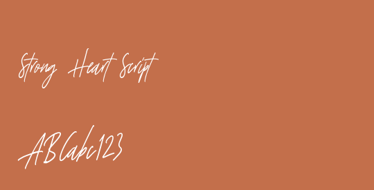 Strong Heart Script