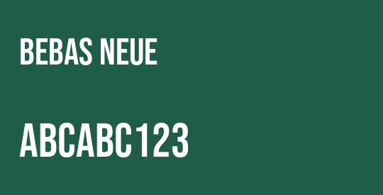 Bebas Neue