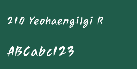 210 Yeohaengilgi R