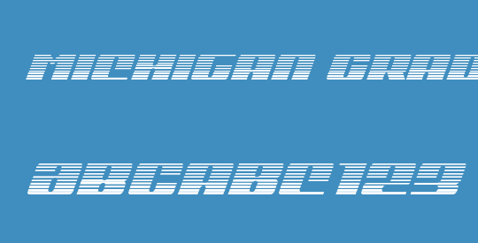 Michigan Gradient Italic