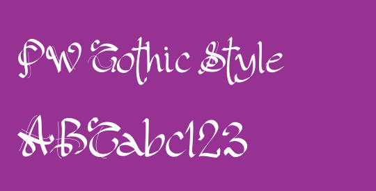 PW Gothic Style