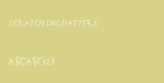 ScratchingMatters