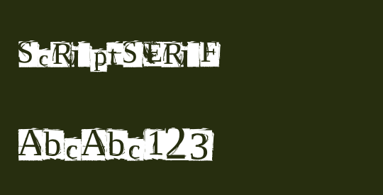 ScriptSERIF