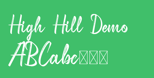 High Hill Demo