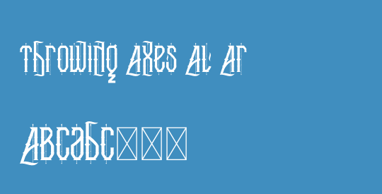 Throwing Axes Al Ar