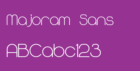 Majoram Sans