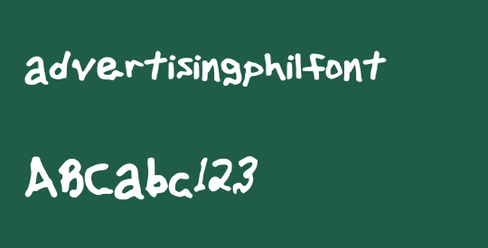advertisingphilfont