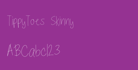 TippyToes Skinny