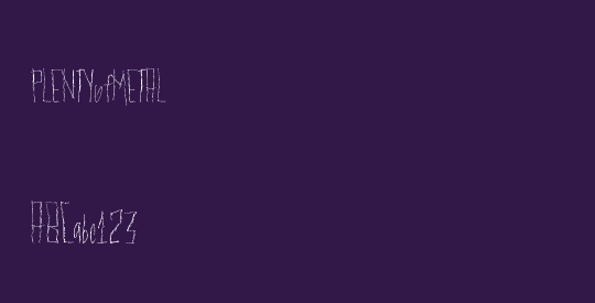 PLENTYofMETAL