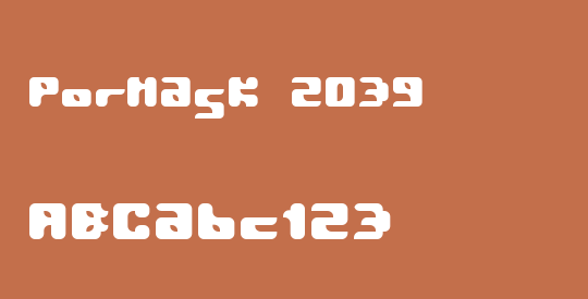 Pormask 2039