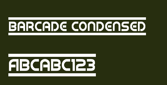 Barcade Condensed