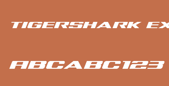 Tigershark Expanded Italic