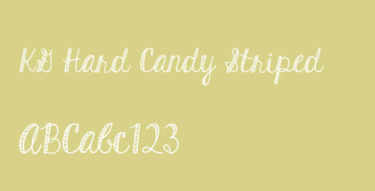 KG Hard Candy Striped