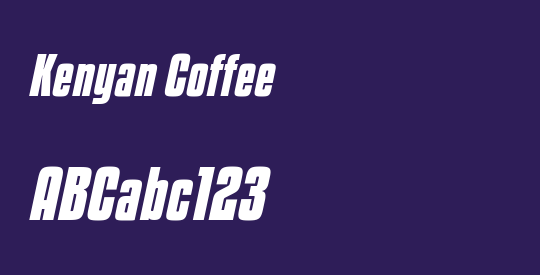 Kenyan Coffee