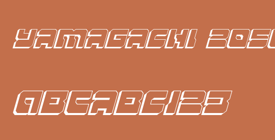 Yamagachi 2050 3D Italic