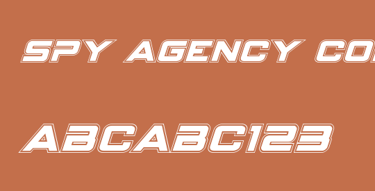 Spy Agency College Italic