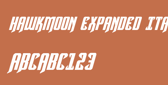 Hawkmoon Expanded Italic