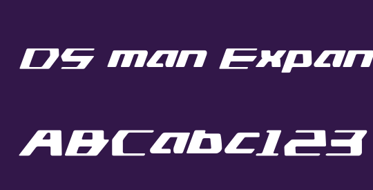 DS man Expanded Italic