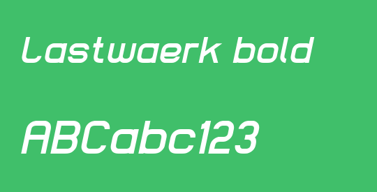 Lastwaerk bold